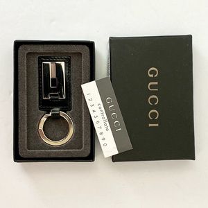Gucci Keychain metal leather